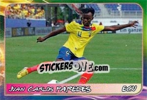 Sticker Juan Carlos Paredes - Svetsko fudbalsko prvenstvo 2014 - G.T.P.R School Shop
