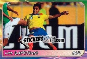 Sticker Luis Saritama - Svetsko fudbalsko prvenstvo 2014 - G.T.P.R School Shop
