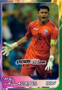 Sticker Noel Valladares - Svetsko fudbalsko prvenstvo 2014 - G.T.P.R School Shop