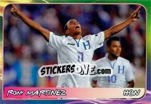 Sticker Rony Martinez - Svetsko fudbalsko prvenstvo 2014 - G.T.P.R School Shop