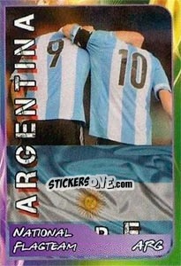 Sticker National Flag&Team - Svetsko fudbalsko prvenstvo 2014 n. 293 - G.T.P.R School Shop