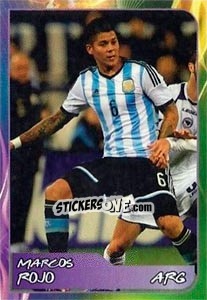 Sticker Marcos Rojo - Svetsko fudbalsko prvenstvo 2014 - G.T.P.R School Shop