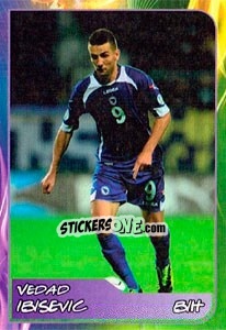 Sticker Vedad Ibisevic - Svetsko fudbalsko prvenstvo 2014 - G.T.P.R School Shop