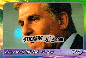 Sticker Carlos Queiroz - Svetsko fudbalsko prvenstvo 2014 - G.T.P.R School Shop