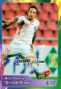 Sticker Andranik Teymourian - Svetsko fudbalsko prvenstvo 2014 - G.T.P.R School Shop