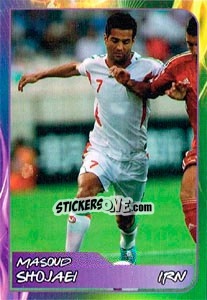 Sticker Masoud Shojaei - Svetsko fudbalsko prvenstvo 2014 n. 328 - G.T.P.R School Shop