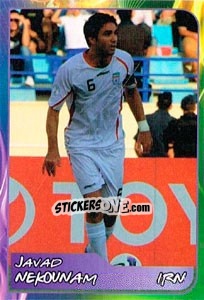 Sticker Javad Nekounam - Svetsko fudbalsko prvenstvo 2014 - G.T.P.R School Shop