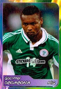 Sticker Godfrey Oboabona - Svetsko fudbalsko prvenstvo 2014 - G.T.P.R School Shop