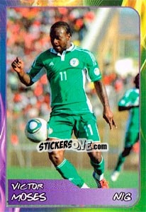 Sticker Victor Moses - Svetsko fudbalsko prvenstvo 2014 n. 347 - G.T.P.R School Shop