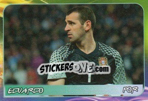 Sticker Eduardo - Svetsko fudbalsko prvenstvo 2014 - G.T.P.R School Shop