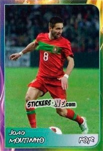 Sticker Joao Moutinho - Svetsko fudbalsko prvenstvo 2014 - G.T.P.R School Shop