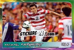 Sticker Michael Parkhurst - Svetsko fudbalsko prvenstvo 2014 - G.T.P.R School Shop