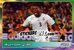 Sticker Asamoah Gyan - Svetsko fudbalsko prvenstvo 2014 - G.T.P.R School Shop