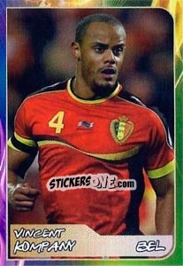 Sticker Vincent Kompany - Svetsko fudbalsko prvenstvo 2014 n. 410 - G.T.P.R School Shop