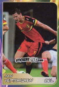 Sticker Jan Vertonghen - Svetsko fudbalsko prvenstvo 2014 n. 411 - G.T.P.R School Shop