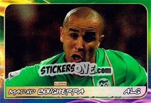 Sticker Madjid Bougherra - Svetsko fudbalsko prvenstvo 2014 - G.T.P.R School Shop