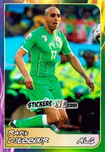 Sticker Rafik Djebbour - Svetsko fudbalsko prvenstvo 2014 - G.T.P.R School Shop
