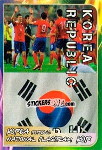 Sticker National Flag&Team