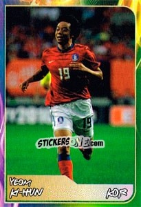 Sticker Yeom Ki-Hun - Svetsko fudbalsko prvenstvo 2014 n. 450 - G.T.P.R School Shop