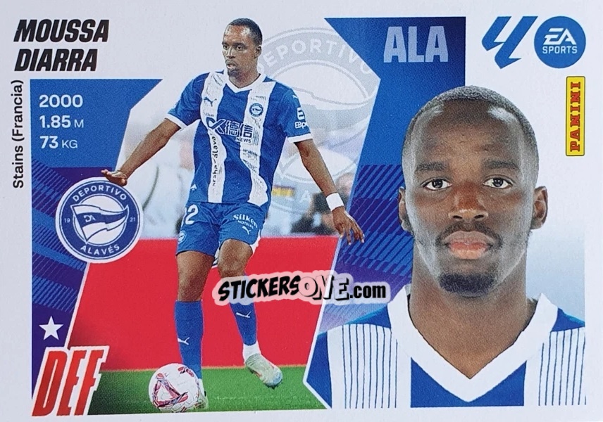 Sticker Moussa Diarra (9) - LaLiga 2025-2026
 n. 9 - Panini