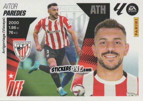 Sticker Paredes (7) - LaLiga 2025-2026
 n. 48 - Panini