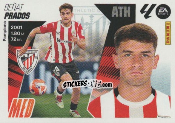 Cromo Prados (12) - LaLiga 2025-2026
 n. 54 - Panini