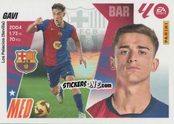 Figurina Gavi (14) - LaLiga 2025-2026
 n. 118 - Panini