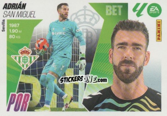 Cromo Adrián (4) - LaLiga 2025-2026
 n. 134 - Panini