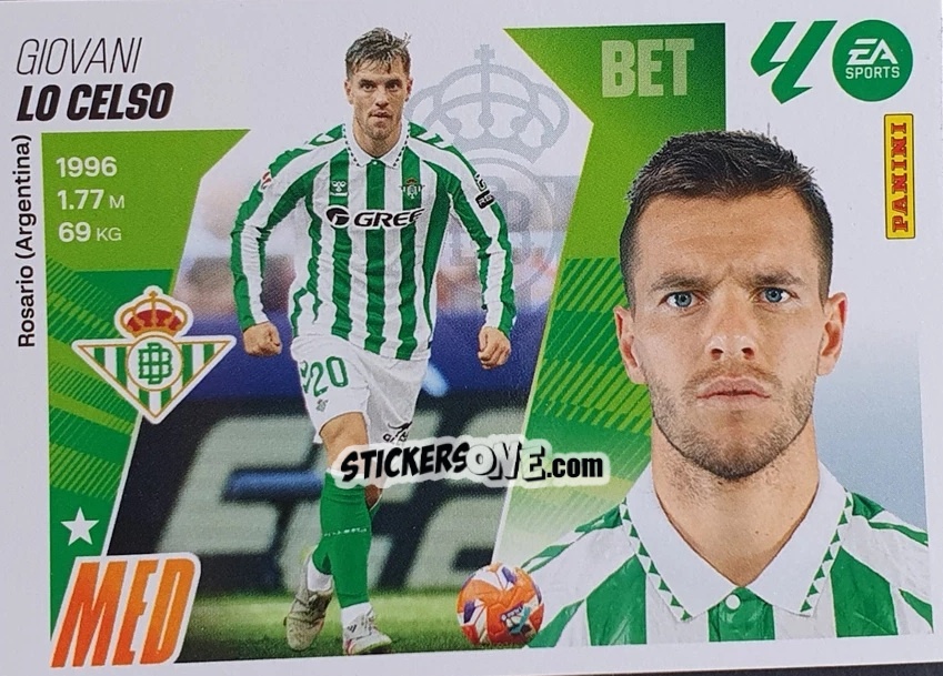 Cromo Lo Celso (13) - LaLiga 2025-2026
 n. 145 - Panini