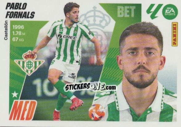 Figurina Pablo Fornals (14) - LaLiga 2025-2026
 n. 146 - Panini