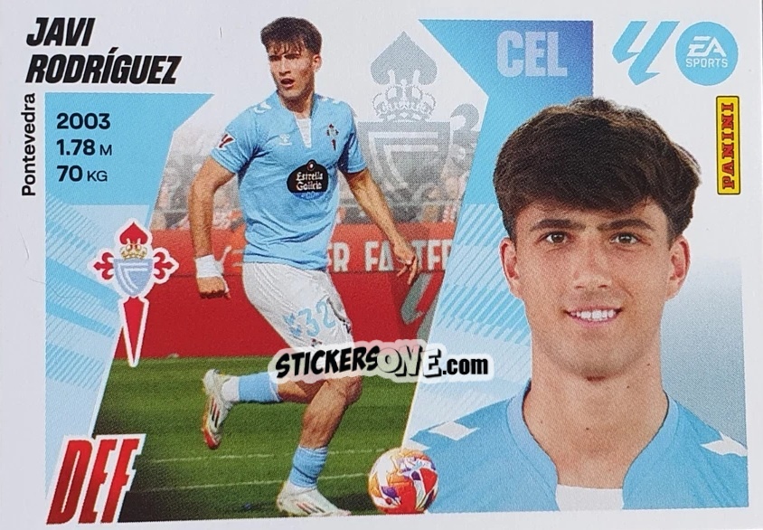 Sticker Javi Rodriguez (5) - LaLiga 2025-2026
 n. 165 - Panini