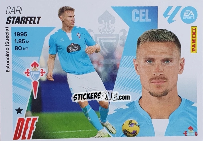 Cromo Starfelt (8) - LaLiga 2025-2026
 n. 169 - Panini