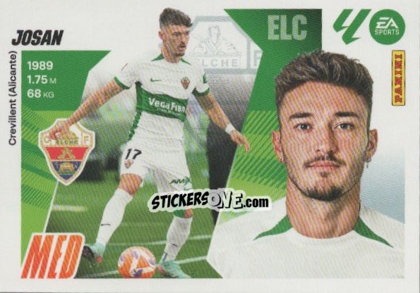 Cromo Josan (15A) - LaLiga 2025-2026
 n. 205 - Panini