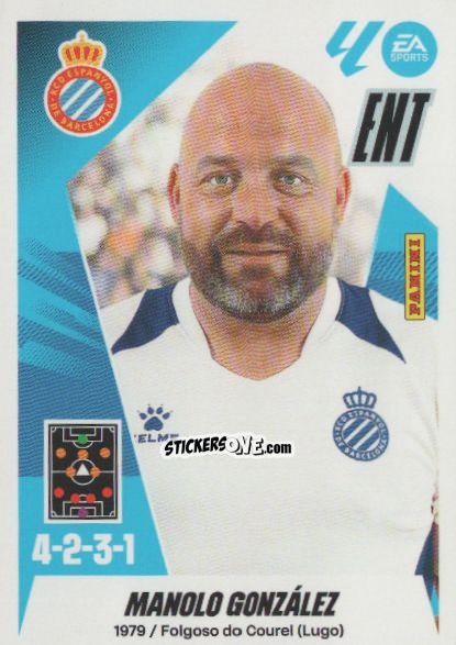 Cromo Entrenador - Manolo González (2)