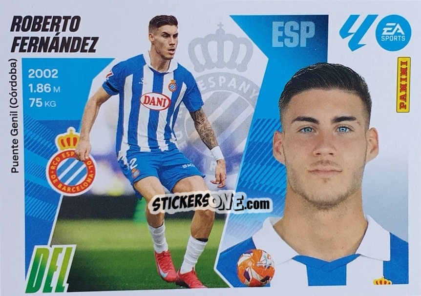 Cromo Roberto Fernández (18) - LaLiga 2025-2026
 n. 238 - Panini
