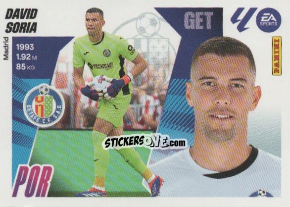 Cromo David Soria (3) - LaLiga 2025-2026
 n. 253 - Panini