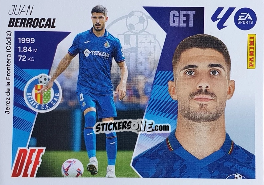Sticker Berrocal (9B) - LaLiga 2025-2026
 n. 261 - Panini