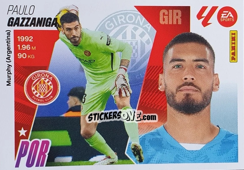 Cromo Gazzaniga (3) - LaLiga 2025-2026
 n. 283 - Panini