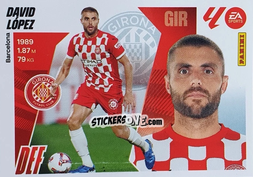 Sticker David López (7) - LaLiga 2025-2026
 n. 288 - Panini