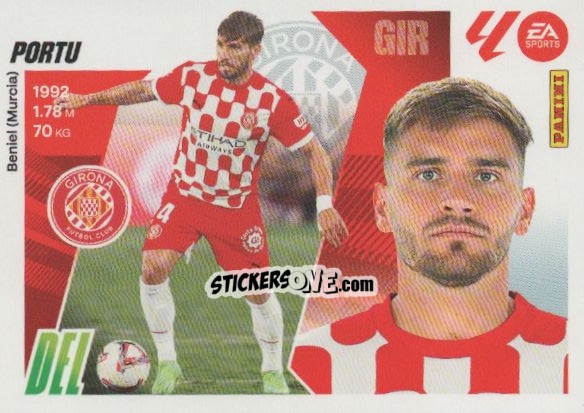 Figurina Portu (18A) - LaLiga 2025-2026
 n. 299 - Panini