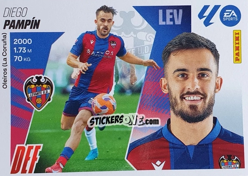 Figurina Pampín (10) - LaLiga 2025-2026
 n. 320 - Panini