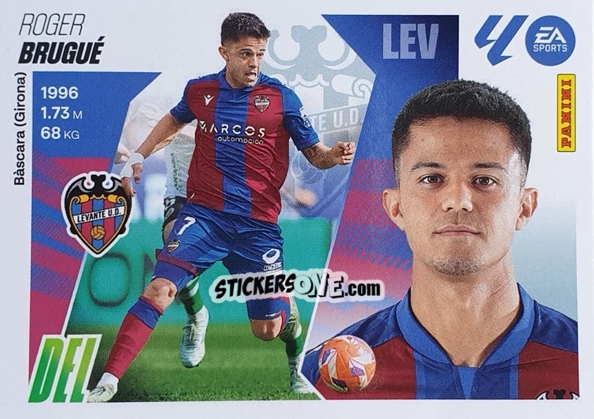 Cromo Brugué (20) - LaLiga 2025-2026
 n. 331 - Panini