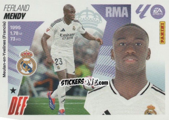Cromo Mendy (10A) - LaLiga 2025-2026
 n. 350 - Panini