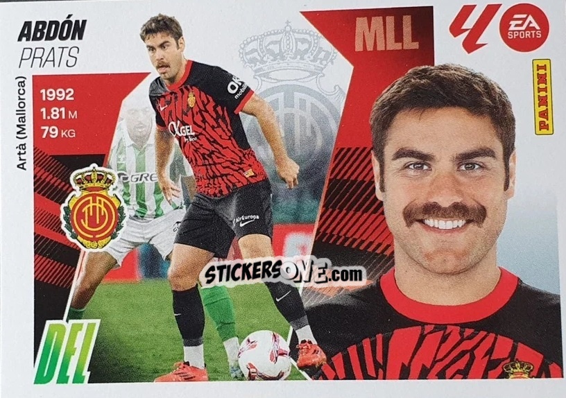 Figurina Abdón (20A) - LaLiga 2025-2026
 n. 391 - Panini