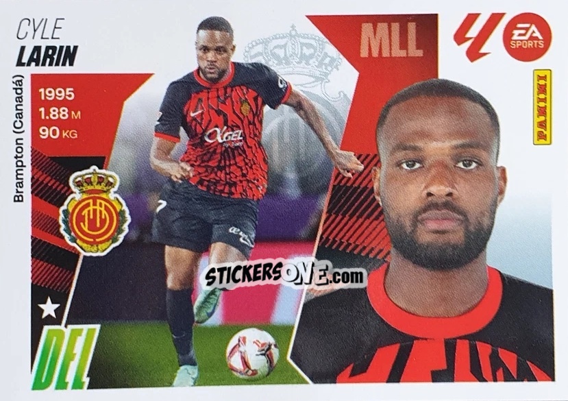 Cromo Larin (20B) - LaLiga 2025-2026
 n. 392 - Panini