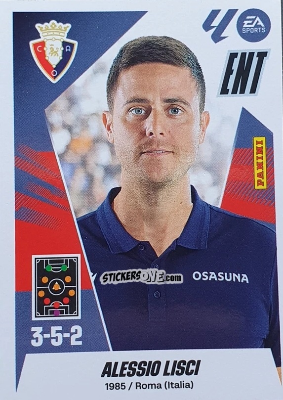 Figurina Entrenador - Alessio Lisci (2) - LaLiga 2025-2026
 n. 402 - Panini