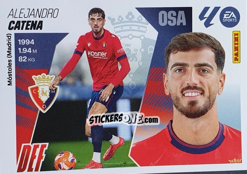 Cromo Catena (6) - LaLiga 2025-2026
 n. 406 - Panini