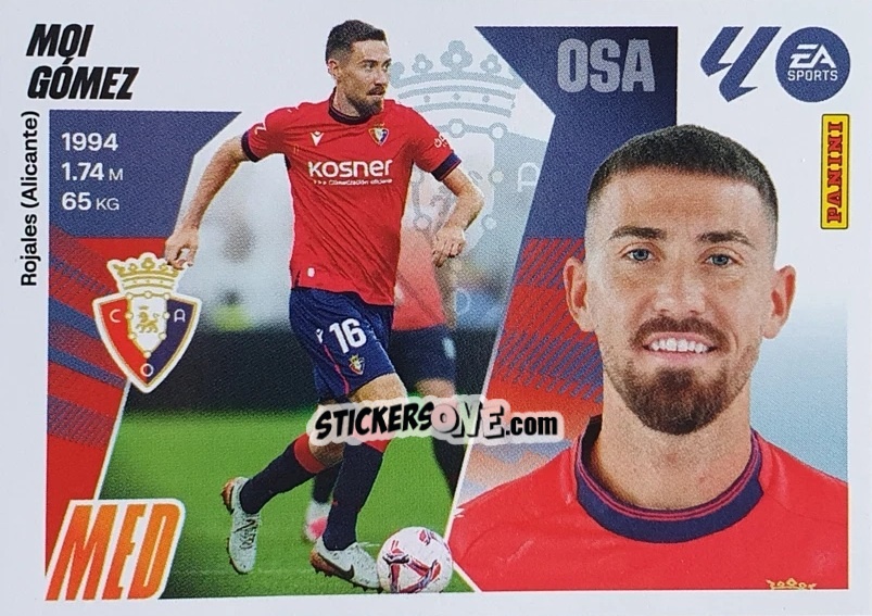Sticker Moi Gómez (15) - LaLiga 2025-2026
 n. 415 - Panini