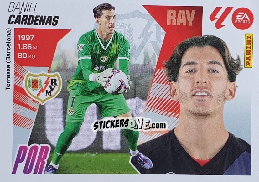 Cromo Cárdenas (4) - LaLiga 2025-2026
 n. 464 - Panini