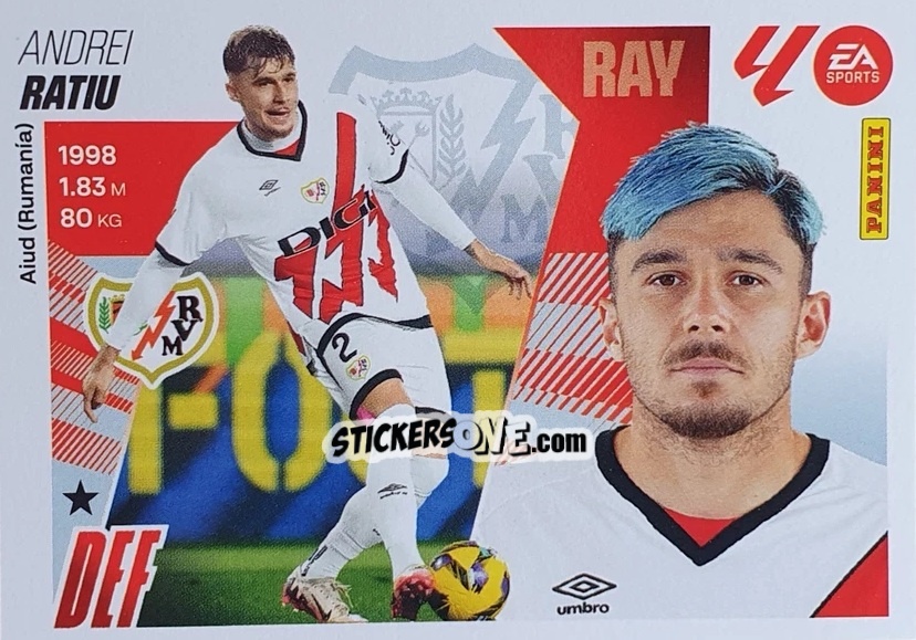 Sticker Ratiu (6) - LaLiga 2025-2026
 n. 466 - Panini